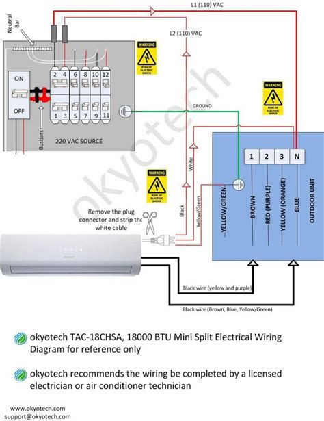 mini split heat pump wiring diagram